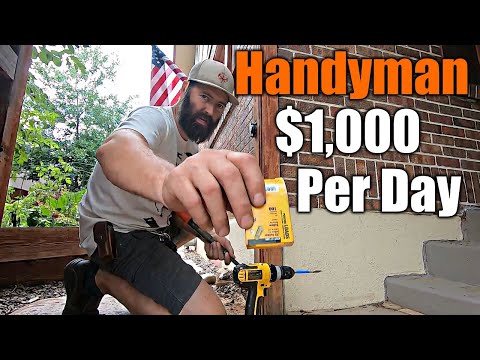 Handyman Easily Makes $1,000 Per Day | Easy Money | What He does | THE HANDYMAN |